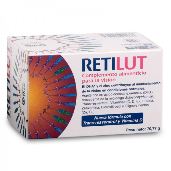 Thea Retilut Vitaminas para La Visión 60 Cápsulas