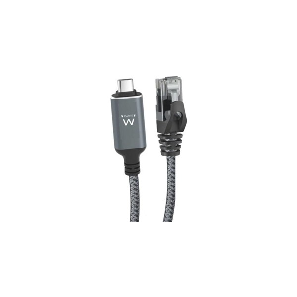 Ewent cable usb-c 3.1 a rj45 cat6 ftp, 1gbps, 5m