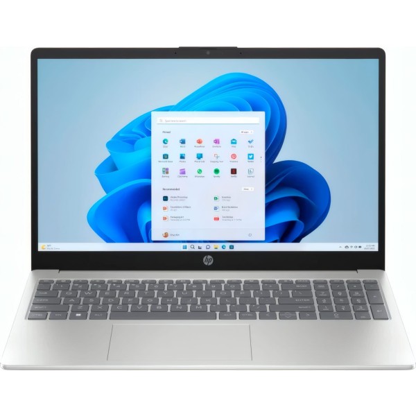 Hp laptop 15-fd0240ns plata / 15.6" full hd / intel® core™ i5-1334u / 16 gb ddr4 / 512 gb ssd pcie nvme m.2 / windows 11 home