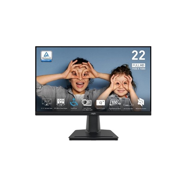 Msi mp225 e12vl monitor 22" fhd 120hz vga hdmi